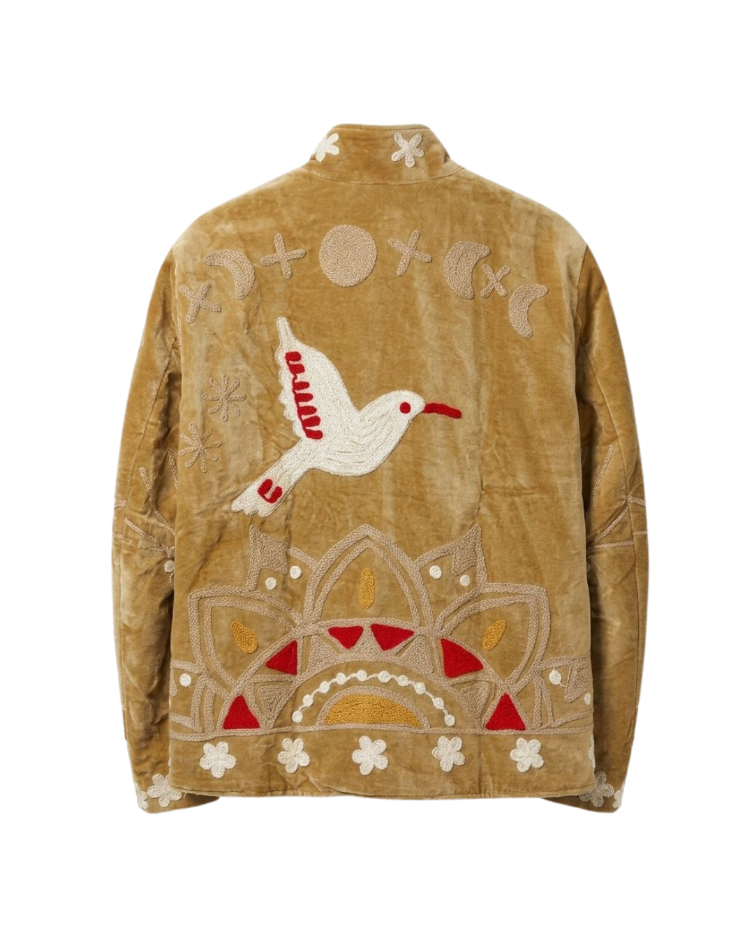 Suzani Velvet Jacket - Yellow Gold